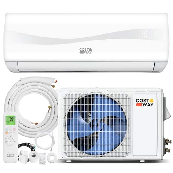 9100 BTU 20.5 SEER2 0.75 Ton Mini Split Air Conditioner & Heater with Heat Pump & Full Installation Kit