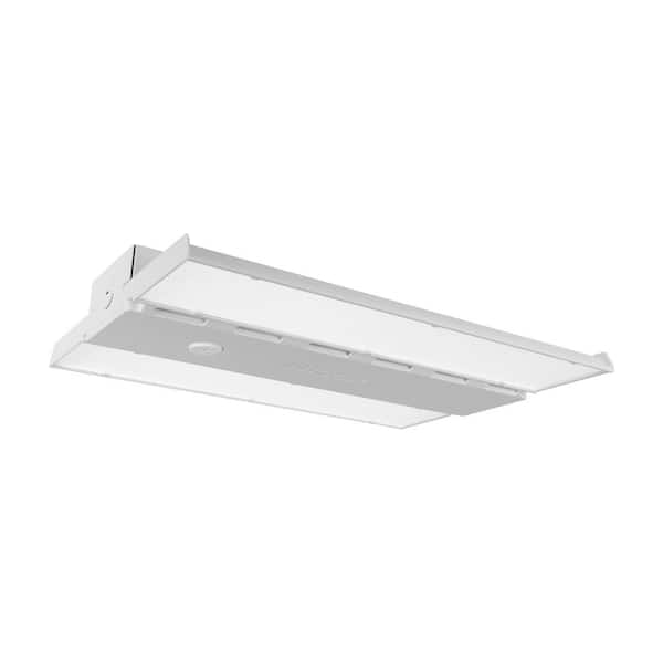 NICOR HML1 1 ft. 600-Watt Equivalent Integrated LED White Slim High Bay ...