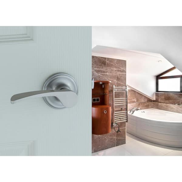 Copper Creek Scandinavian Kash Satin Stainless Hall/Closet Door