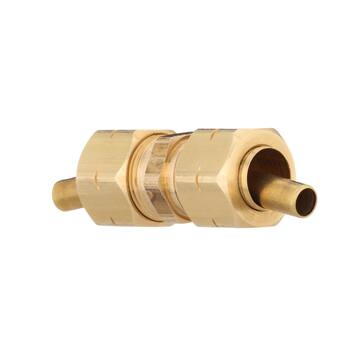 3/8 in. x 3/8 in. Comp Brass Coupling
