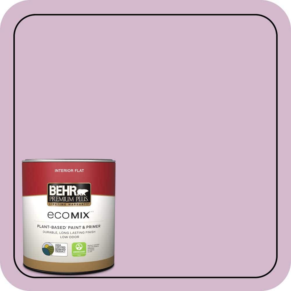 1 qt. #M110-3 Bedazzled Flat EcoMix Plant-Based Interior Paint & Primer price history on PriceWatchPro