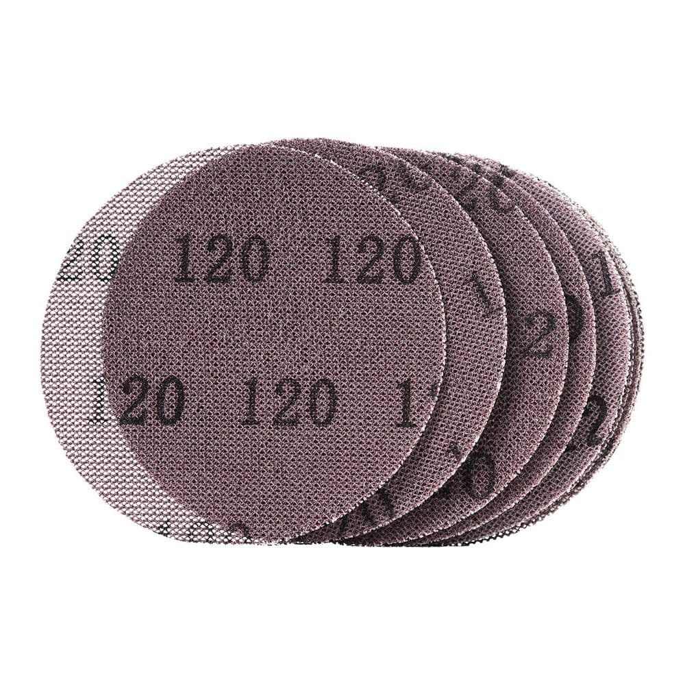5 in. Mesh Abrasive Sanding Discs, 50-Pieces 120 Grit, Anti-Clogging Ceramic, Hook-and-Loop for Metal, Wood,2025 Upgrade price history on PriceWatchPro