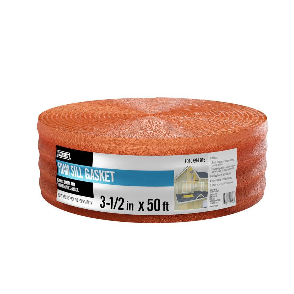 3 1/2 in. x 50 ft. Multi Use Sill Plate Gasket (144-Pack) price history on PriceWatchPro