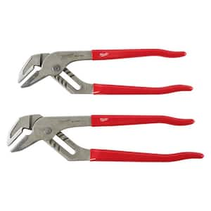 10 in. and 12 in. Smooth Jaw Pliers Set (2-Pack)