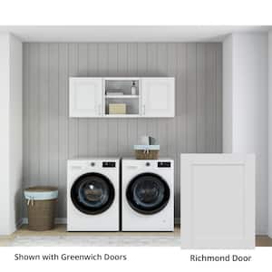 Richmond Verona White Plywood Shaker Stock Ready to Assemble Kitchen-Laundry Cabinet Kit 12 in. x 23 in. x 60 in.