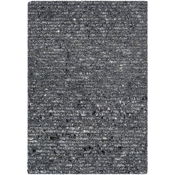 Livabliss Passion Charcoal Cottage 2 ft. x 3 ft. Indoor Area Rug
