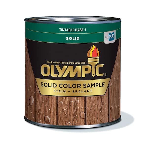 Olympic Elite 7.5 oz. Base 1 Solid Advanced Exterior Stain and Sealant in One