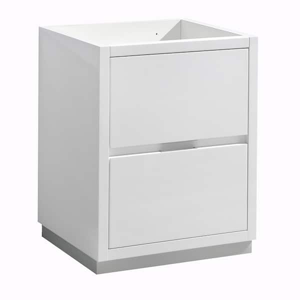 Fresca Valencia 24 in. W Bathroom Vanity Cabinet in Glossy White