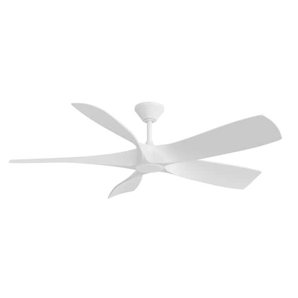 Vernal 60 in. Smart Indoor/Outdoor Downrod Mount Integrated LED White Contemporary Ceiling Fan with Remote