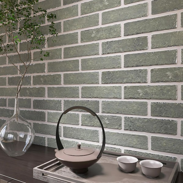 Bristol Rosemary Brick 2.95 in. x 11 in. Matte Porcelain Floor and Wall Tile (10.85 sq. ft. /Case)