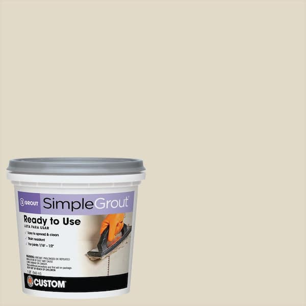 Custom Building Products SimpleGrout #333 Alabaster 1 qt. Pre-Mixed Grout
