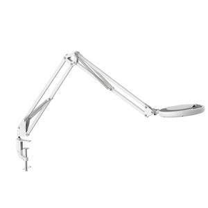Colton 26 in. White Magnifying LED Clamp Lamp