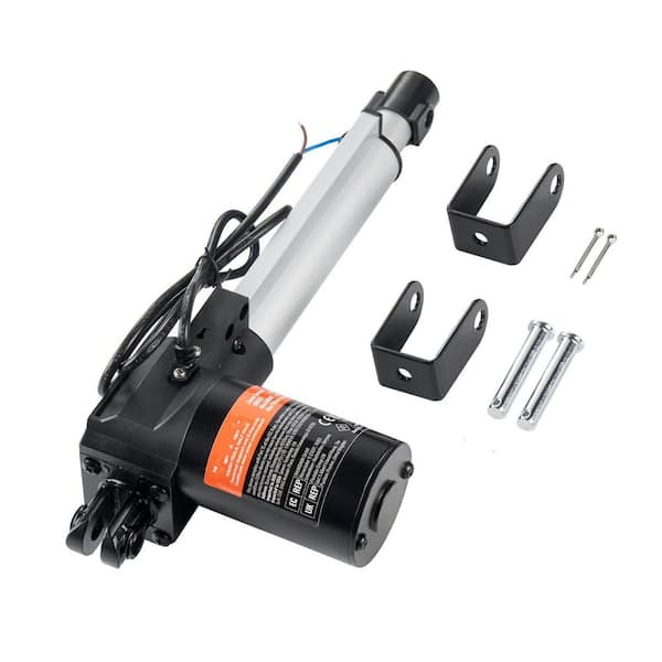 SKYSHALO Linear Actuator 12 V 6 in. Heavy Duty 1320 lbs. /6000 N Linear Actuator 0. 19 in. /s Linear Motion Actuator with Bracket