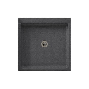 42 in. L x 42 in. W Alcove Shower Pan Base with Center Drain in Night Sky