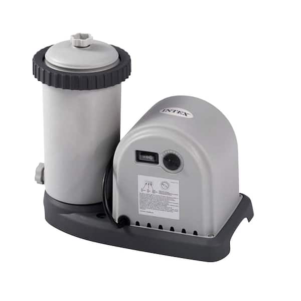 Intex 1,500 GPH Cartridge Filter Pump System for Above Ground Pools