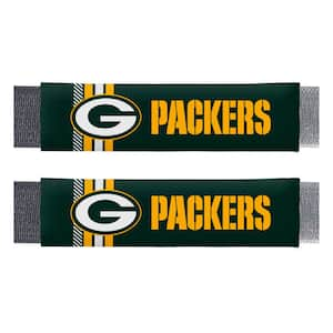 Green Bay Packers Team Color Rally Seatbelt Pad - (2-Pieces)