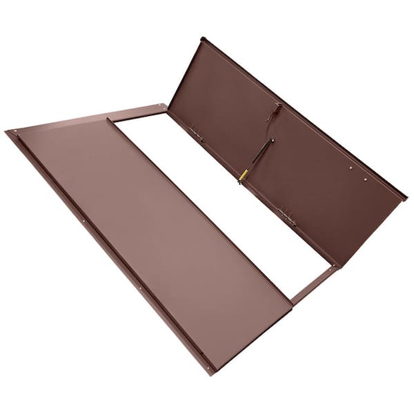 Bilco Classic Series BR-1 43.1875 in. x 65.125 in. x 2.625 in. Brick Red Powder Coated Steel Replacement Cellar Door