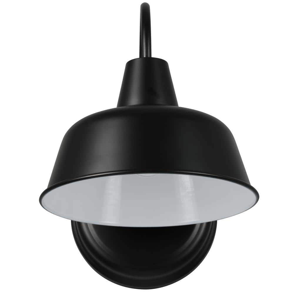 Matte Black Dimmable Outdoor Wall Light Sconce Set
