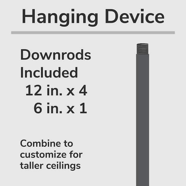 Hunter - Harlowe 60-Watt 1 Light Luxe Gold Shaded Pendant Light with Cased White Glass Shade, No Bulb Included