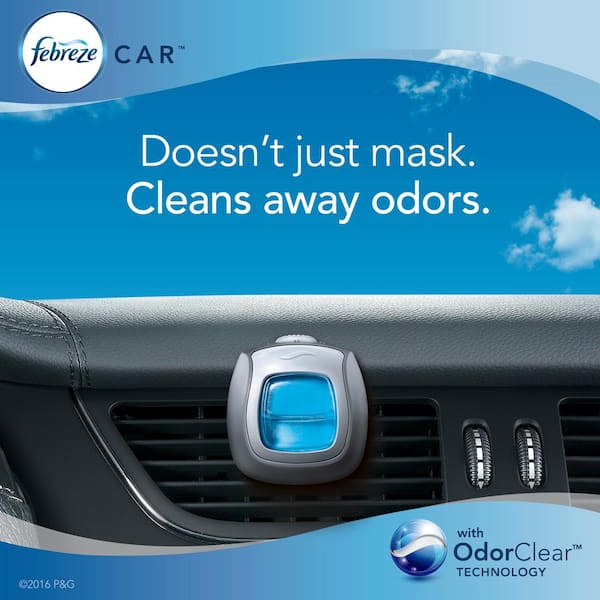 Febreze Car Air Freshener Vent Clip Linen & Sky