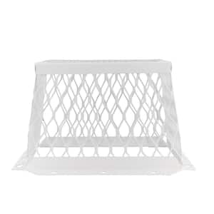 VentGuard 7 in. x 7 in. Kitchen and Bathroom Wildlife Exclusion Screen in White