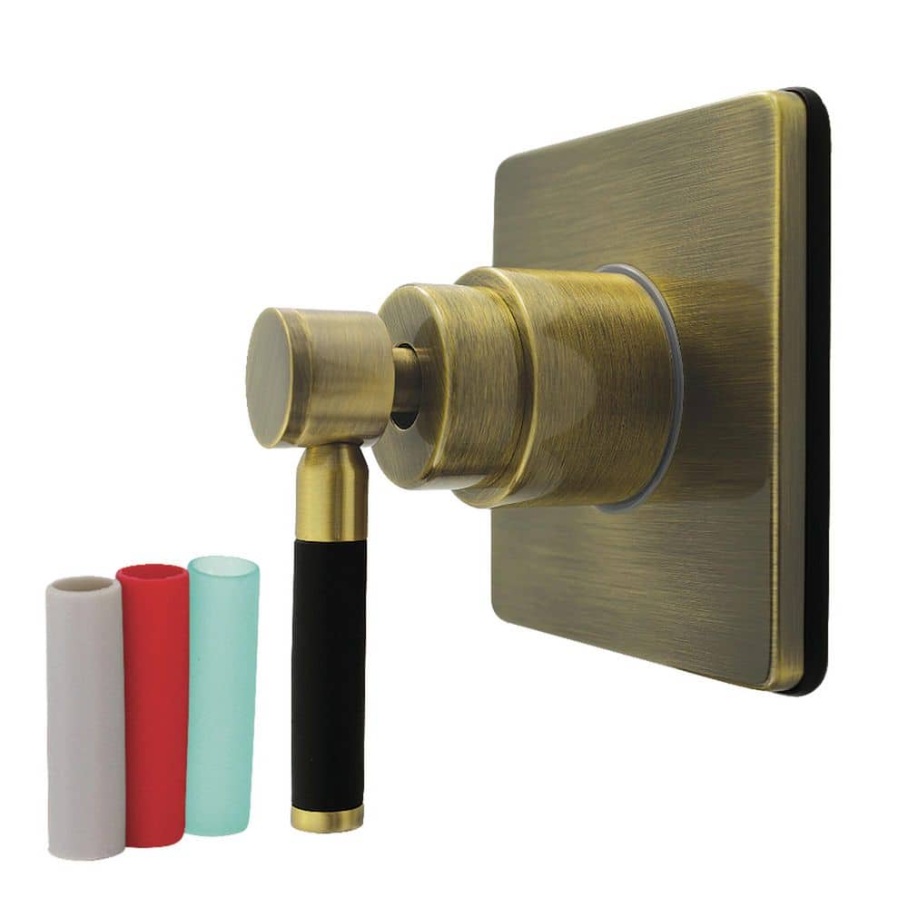 Kaiser 3/4 in. Single-Handle 1-Hole Wall Mount 6-Way Diverter Valve with Trim Kit in Antique Brass price history on PriceWatchPro
