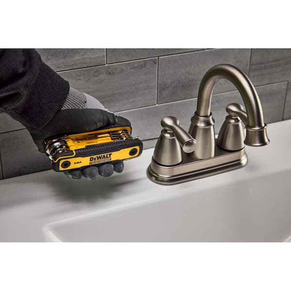 DEWALT TOUGHSERIES Metric Folding Locking Hex Key Set (8-Piece