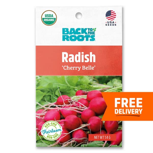 Back to the Roots Organic Cherry Belle Radish Seed (1-Pack)