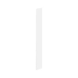 Timberline 14 in. W x 96 in. H Pantry Cabinet End Panel in Bright White