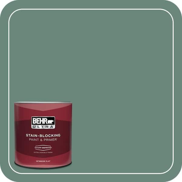 BEHR ULTRA 1 qt. #470F-5 Garland Extra Durable Flat Interior Paint & Primer