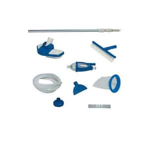 Pool Maintenance Kit and 1.25 in. Dia Pump 59 in. Replacement Hose (2-Pack)
