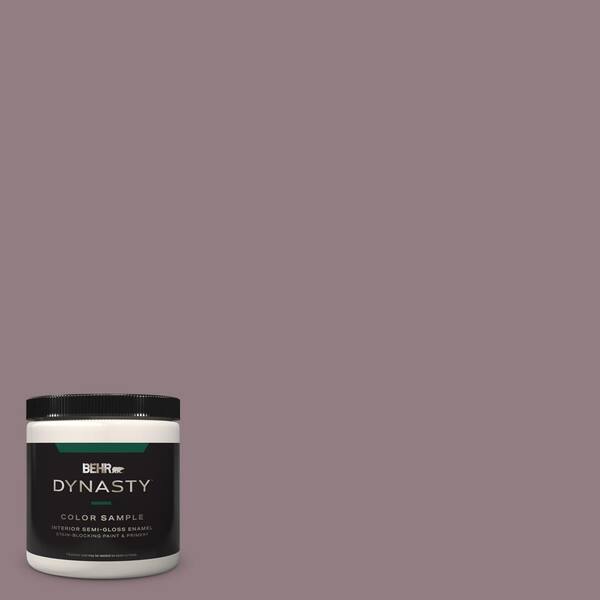 BEHR DYNASTY 8 oz. #100F-5 Gypsy Magic Semi-Gloss Enamel Stain-Blocking Interior/Exterior Paint and Primer Sample