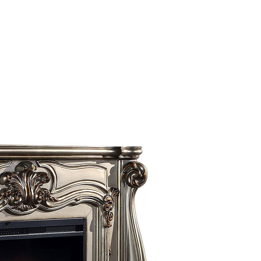 Versailles Antique Platinum 47" Electric Fireplace with Safety Technology