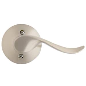 Burgundy Satin Nickel Right Handed Dummy Door Lever