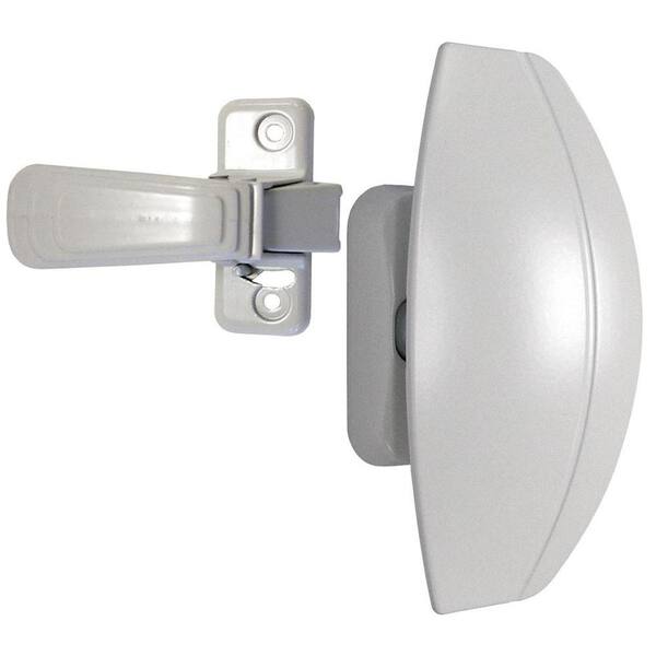 IDEAL SECURITY Painted White Storm and Screen Door Pull Handle