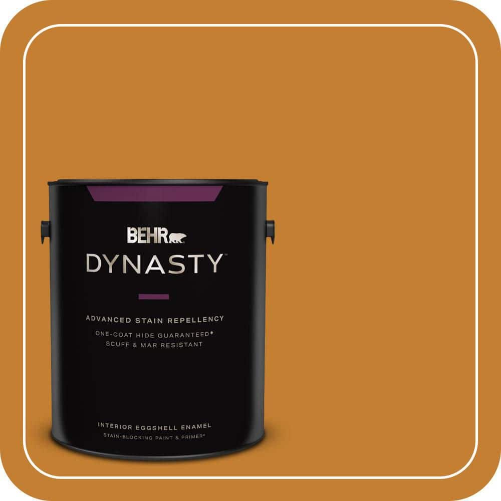 1 gal. #S-H-290 Exotic Honey Eggshell Enamel Interior Stain-Blocking Paint & Primer price history on PriceWatchPro