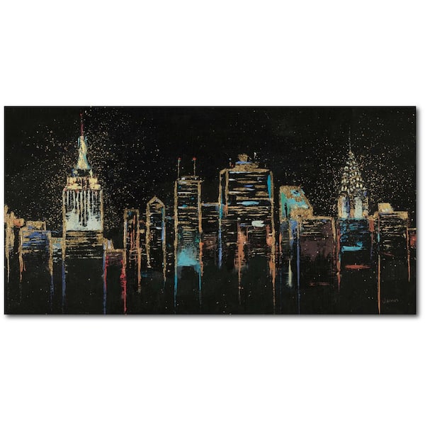 Courtside Market Boats in The Harbor 24 in. x 36 in. Gallery-Wrapped Canvas Wall Art, Multi Color