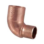 1-1/4" x 1" Copper Reducing 90 Degree Elbow 