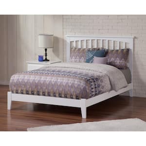 Mission White Queen Traditional Bed