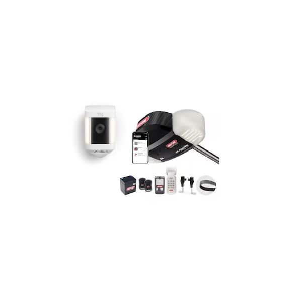LED Spotlight Cam Plus & 1-1/4 HPC Belt Drive Smart Garage Door Opener - Smart Security Bundle