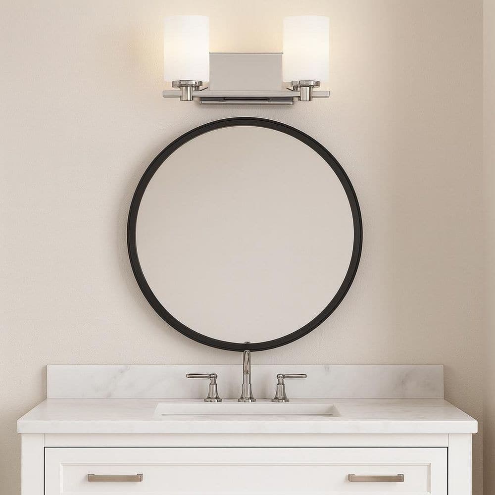 Karlie 13.25 in. 2 Light Chrome Vanity Light price history on PriceWatchPro