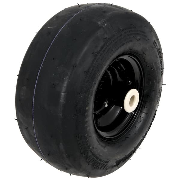 Cub Cadet Original Equipment 11 in. RZT Front Wheel Assembly with Smooth Tread and Black Rim OEM 634 05664A 634 05664A The Home Depot