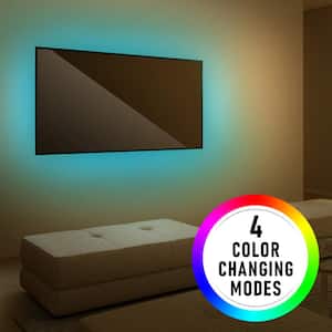 6 ft. Decor LED Under Cabinet Light Strip, 16 Different Colors and Customizable Flash/Strobe/Fade/Smooth Modes