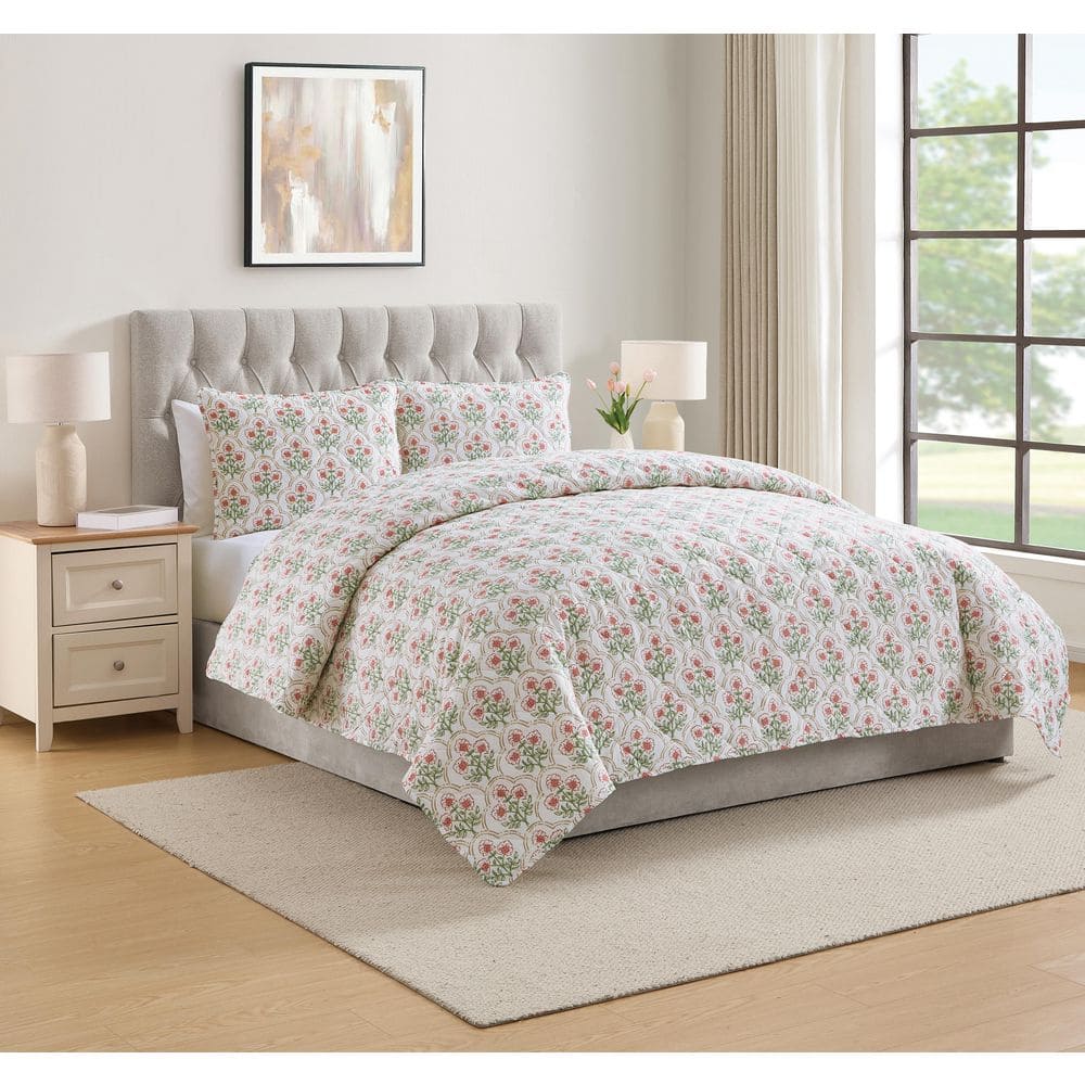 Ellia 3-Piece Taupe Microfiber King Quilt Set price history on PriceWatchPro