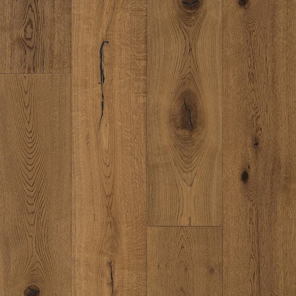 Take Home Sample-Del Rey French Oak Water Resistant T&G Wire Brushed Engineered Hardwood Flooring