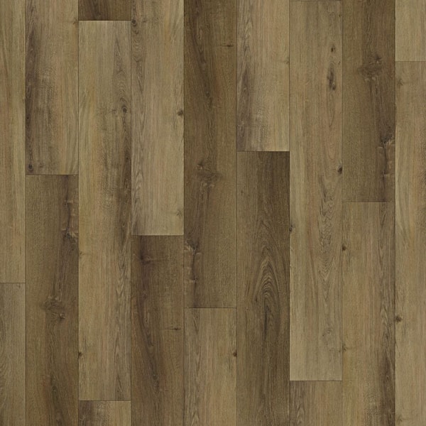 ASPEN FLOORING Cooper 30 MIL x 9 in. W x 60 in. L Click Lock Waterproof Rigid Core Luxury Vinyl Plank Flooring (22.12 sq. ft./case)