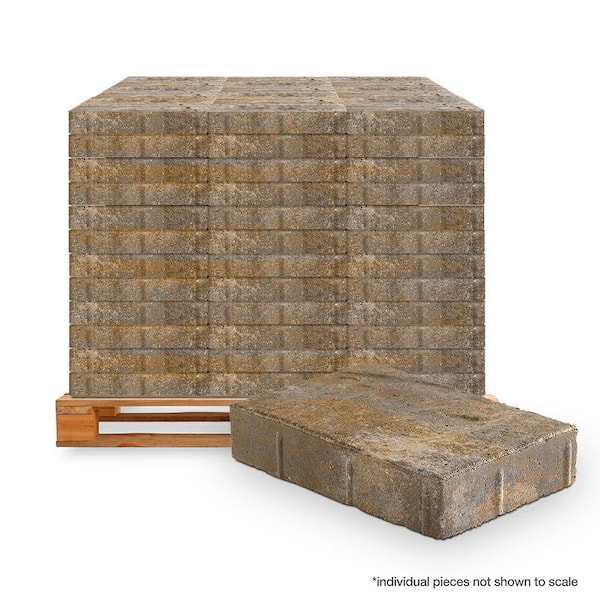 Taverna Rec 11.81 in. L x 7.87 in. W x 1.9 in. H Truckee Blend Concrete Paver (192-Piece/124 sq. ft. /pallet)