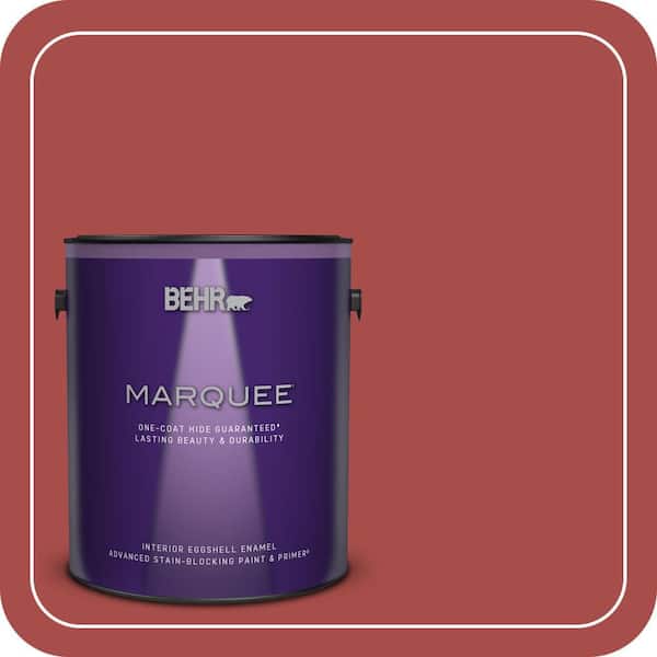 BEHR MARQUEE 1 gal. Home Decorators Collection #HDC-CL-09 Persimmon Red Eggshell Enamel Interior Paint & Primer