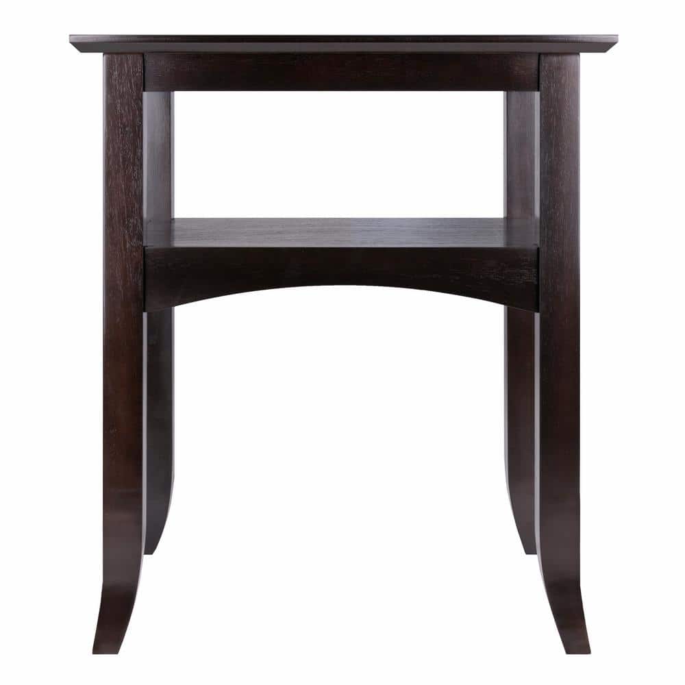 Camden Solid Wood Coffee Finish Transitional End Table