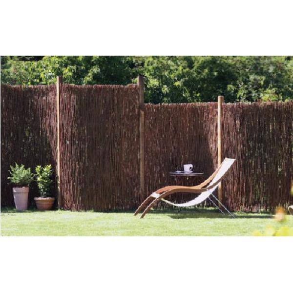 H Willow Twig Privacy Screen Fence, How High Can A Garden Privacy Screen Be